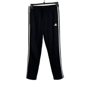 Adidas Women's Tapered Fleece Pants black/white medium